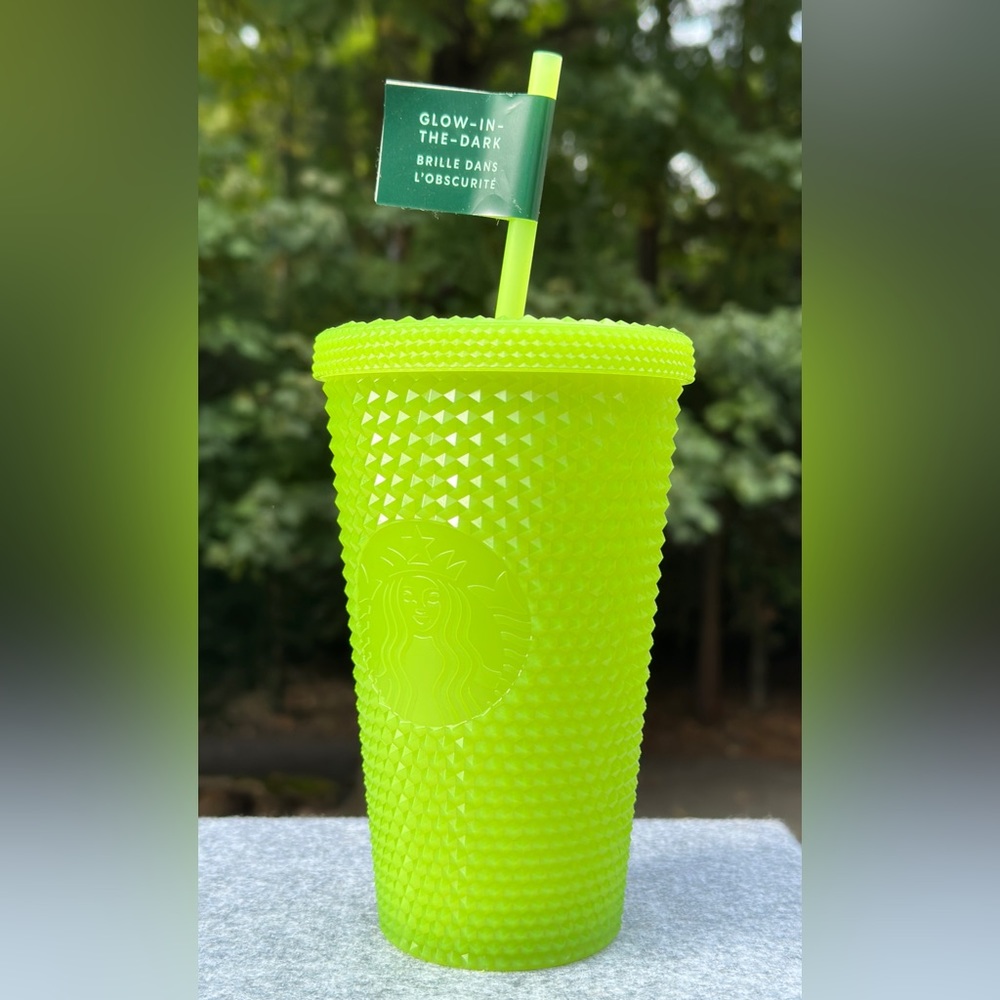 Starbucks Glow in the Dark Lemongrass BLING Cup 16oz